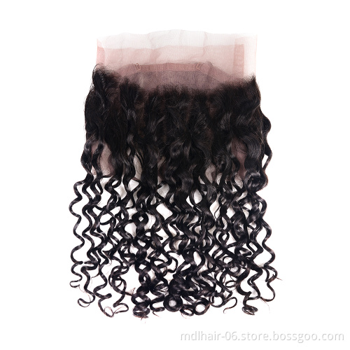 Wholesale Preplucked Human Hair Lace Closure 4x4 Lace Closure Swiss Lace Closure Straight Body With Baby Hair 8-20Inch